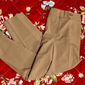 Light Brown Dressy Capri Pants